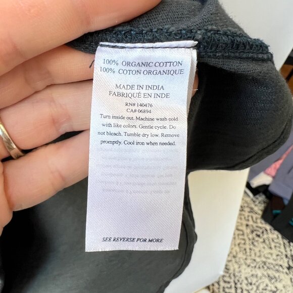 Faherty Men knit season shirt, Gray/blue, Size L - Picture 11 of 12